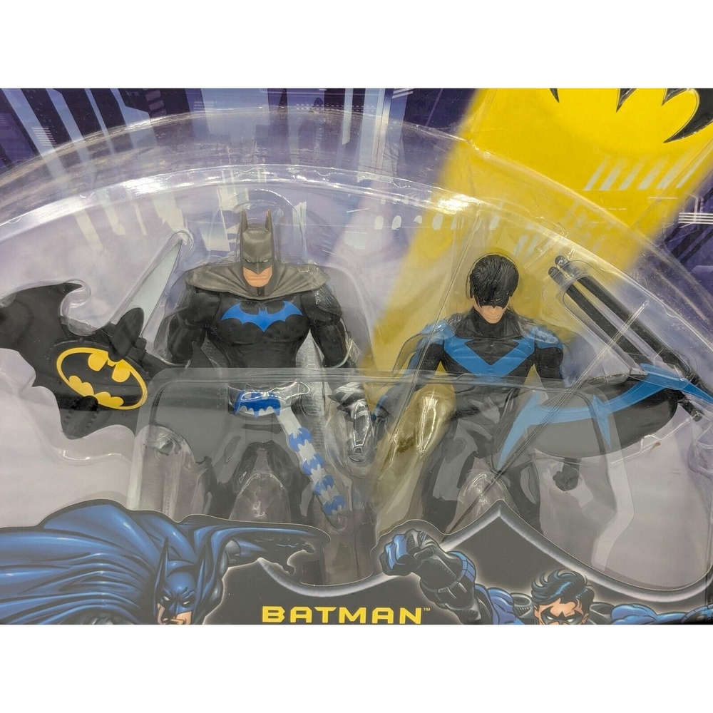 Vintage Mattel By Teen‎ Titans 'Batman & Nighwing' DC 6" Action Figure Pack Of 2 - Picture 3 of 6